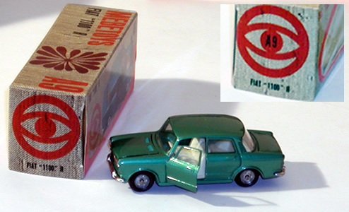 MEBETOYS 　A-9 FIAT 1100R Mebetoys Models A9 Fiat 1100R - QDT